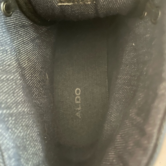 ALDO Men’s Black Leather Lace-Up Boots - Size 10 - Picture 10 of 11